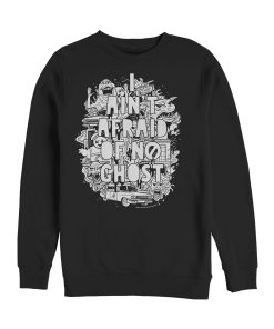Men’s Ghostbusters Ain’t Afraid Ghost Collage Sweatshirt