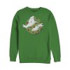 Men’s Ghostbusters Christmas Wreath Logo Sweatshirt