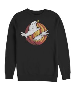 Men’s Ghostbusters Halloween Pumpkin Logo Sweatshirt