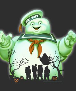 Men’s Ghostbusters Halloween Stay Puft Marshmallow Man T-Shirt