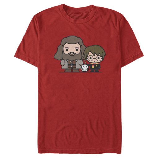 Men’s Harry Potter Hagrid & Hedwig Kawaii Cuties T-Shirt