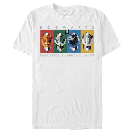 Men’s Harry Potter Hogwarts House Mascots T-Shirt