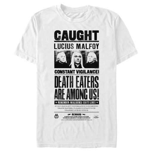 Men’s Harry Potter Lucius Malfoy Caught Poster T-Shirt