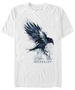 Men’s Harry Potter Ravenclaw Bird Watercolor T-Shirt