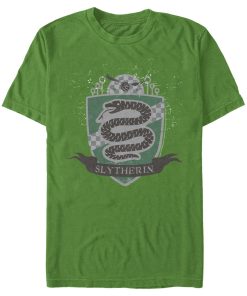 Men’s Harry Potter Slytherin House Shield T-Shirt