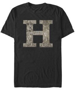 Men’s Harry Potter Vintage Hogwarts Letter T-Shirt