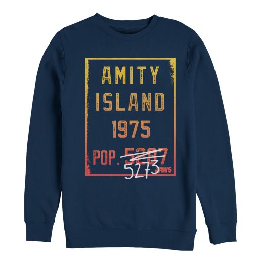 Men’s Jaws Amity Island Population Sweatshirt