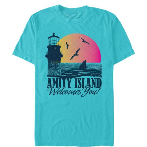 Men’s Jaws Amity Island Tourist Welcome T-Shirt