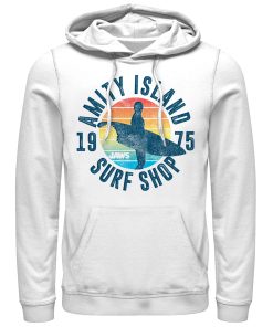 Men’s Jaws Retro Amity Island Surf Shop Pull Over Hoodie