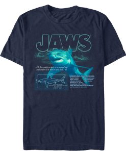 Men’s Jaws Shark Blueprint T-Shirt