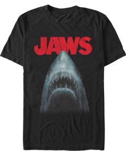 Men’s Jaws Shark Teeth Poster T-Shirt