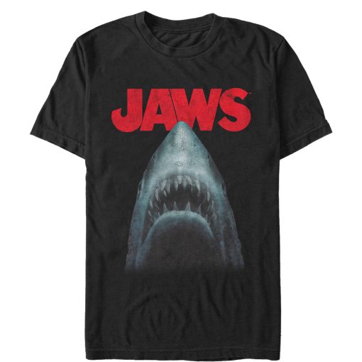 Men’s Jaws Shark Teeth Poster T-Shirt