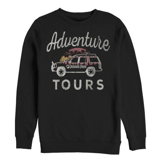 Men’s Jurassic Park Adventure Car Tours Sweatshirt