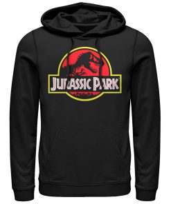 Men’s Jurassic Park Bold Classic Logo Pull Over Hoodie
