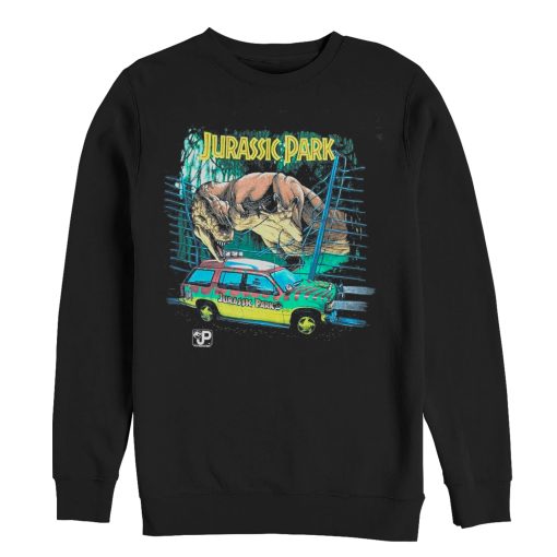 Men’s Jurassic Park Car Chase Scene Sweatshirt