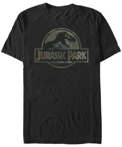 Men’s Jurassic Park Dark Camo Logo T-Shirt