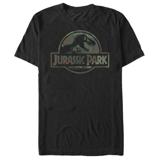 Men’s Jurassic Park Dark Camo Logo T-Shirt