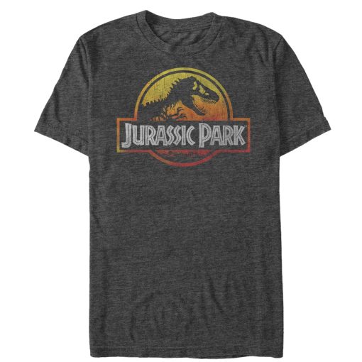 Men’s Jurassic Park Logo Fire T-Shirt