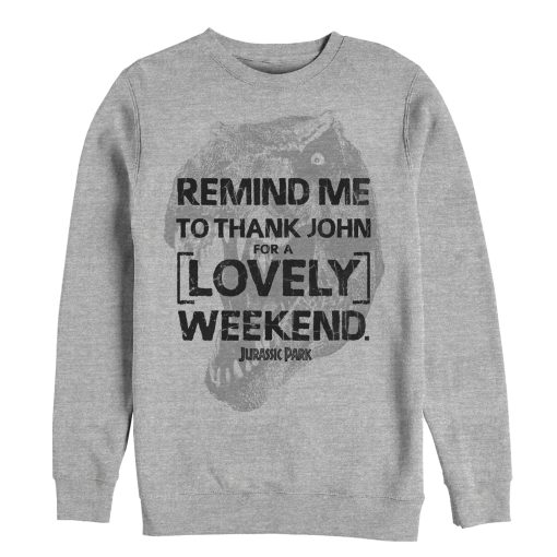 Men’s Jurassic Park Lovely Weekend Sweatshirt