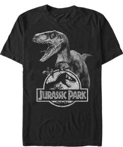 Men’s Jurassic Park Raptor Logo T-Shirt