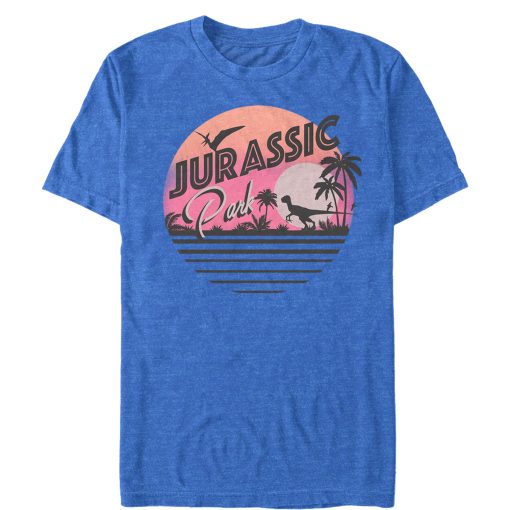 Men’s Jurassic Park Retro Postcard T-Shirt