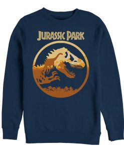 Men’s Jurassic Park T. Rex Sunset Silhouette Sweatshirt