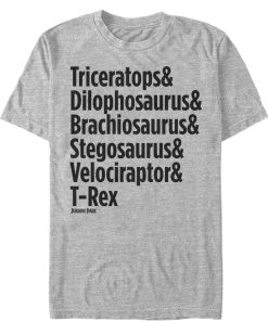 Men’s Jurassic Park Triceratops and Dilophosaurus T-Shirt