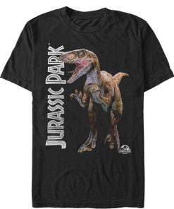 Men’s Jurassic Park Velociraptor Logo T-Shirt