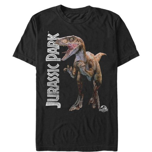 Men’s Jurassic Park Velociraptor Logo T-Shirt