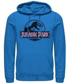 Men’s Jurassic Park Vintage Logo Pull Over Hoodie