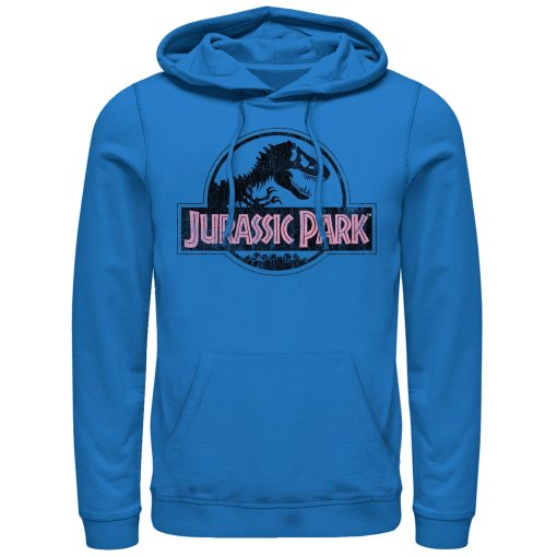 Men’s Jurassic Park Vintage Logo Pull Over Hoodie