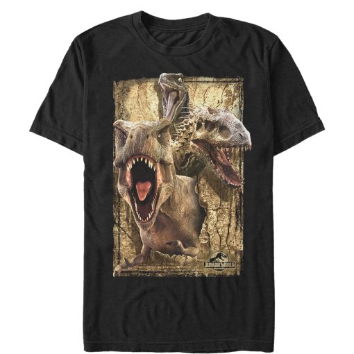 Men’s Jurassic World Dinosaur Collage T-Shirt