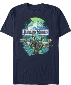 Men’s Jurassic World Dinosaur Nature Scene T-Shirt