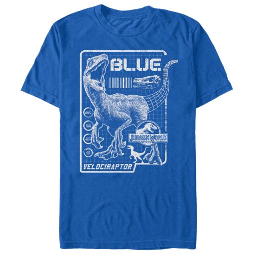 Men’s Jurassic World Fallen Kingdom Blue Details T-Shirt