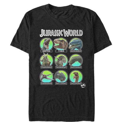 Men’s Jurassic World Fallen Kingdom Dino All Stars T-Shirt