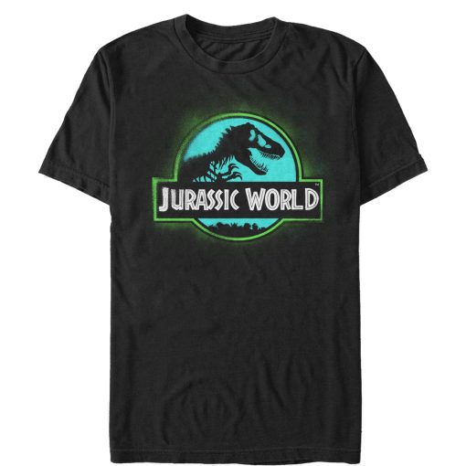 Men’s Jurassic World Fallen Kingdom T. Rex Spray Paint Logo T-Shirt