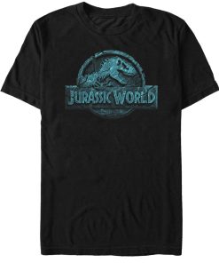 Men’s Jurassic World Fallen Kingdom Water Ripple Logo T-Shirt