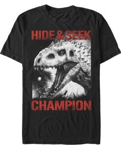 Men’s Jurassic World Hide and Seek Champion T-Shirt