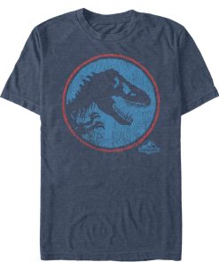 Men’s Jurassic World Retro T. Rex Circle T-Shirt