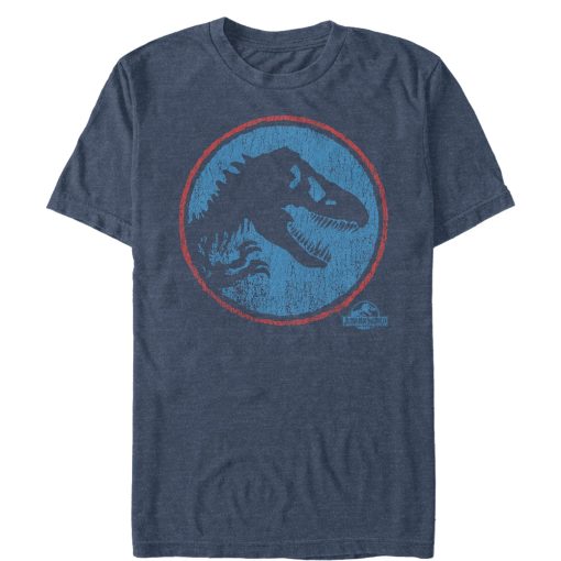 Men’s Jurassic World Retro T. Rex Circle T-Shirt