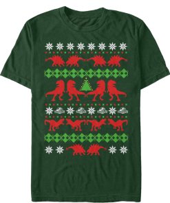 Men’s Jurassic World Ugly Christmas T.Rex T-Shirt