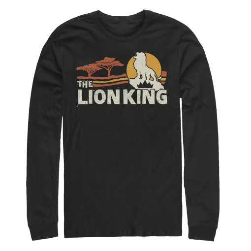 Men’s Lion King Classic Pride Lands Long Sleeve Shirt