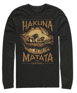Men’s Lion King Hakuna Matata Jungle Trio Long Sleeve Shirt