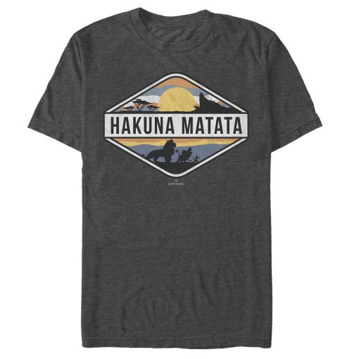 Men’s Lion King Hakuna Matata National Park Emblem T-Shirt