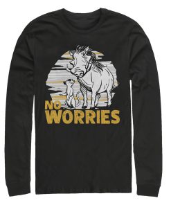Men’s Lion King No Worries Besties Long Sleeve Shirt