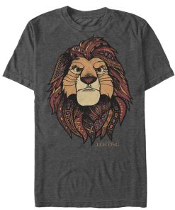 Men’s Lion King Noble Decorative Simba T-Shirt