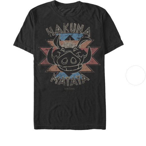 Men’s Lion King Pumbaa Hakuna Matata T-Shirt