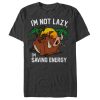 Men’s Lion King Pumbaa I’m Not Lazy I’m Saving Energy T-Shirt