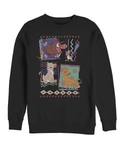 Men’s Lion King Retro 90’s Savannah Friends Sweatshirt