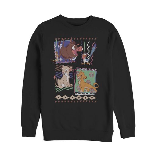 Men’s Lion King Retro 90’s Savannah Friends Sweatshirt